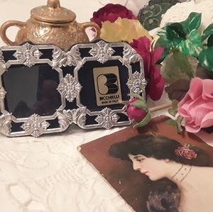 VINTAGE BICCHIELLI SILVERPLATE DOUBLE FRAME
